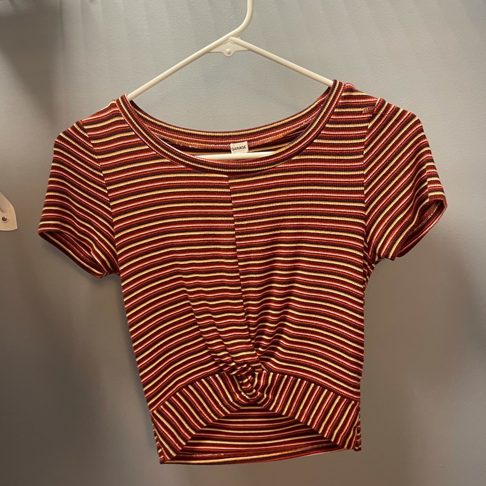 Three garage stripped tees